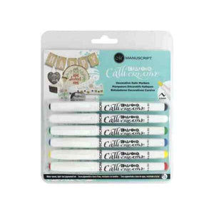 Manuscript Calli Creative Multi Surface Crafter Markers Set of 6 Assorted Colors - 01350229