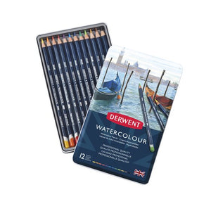 Derwent Watercolor Pencils Set 12 Colors - 04500034