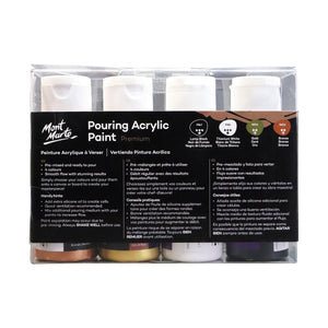 Mont Marte Pouring Acrylic Paint Set 4pc x 60ml - Celestial - 04530510