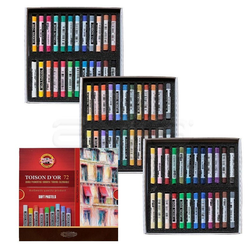 Koh-I-Noor Toison d'Or Soft Pastels Set 72pc - 05000059