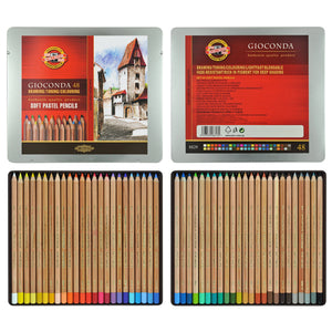 Koh-I-Noor Gioconda 48 Soft Pastel Pencils - 05000070