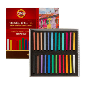 Koh-I-Noor Toison d'Or Soft Pastels Set of 24pc - 05000167