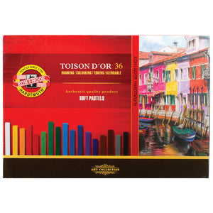 Koh-I-Noor Toison d'Or Soft Pastels Set of 36pc - 05000168