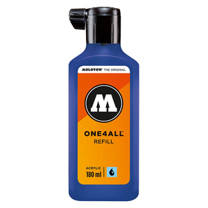 Molotow One 4 All Acrylic Paint Refill - 180ml - True Blue - 05600487