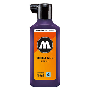 Molotow One 4 All Acrylic Paint Refill - 180ml - Violet Dark - 05600489
