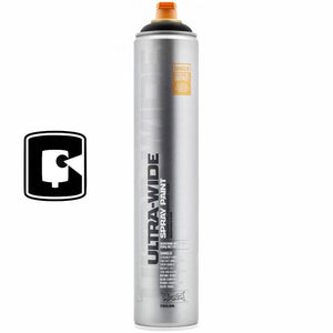 Montana Cans Ultra Wide, Black Spray - 750ml - 05620581