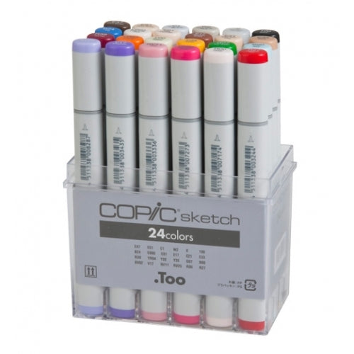 Copic Markers 24 Colors Sketch Set - 05630023 - Mogahwi Stationery