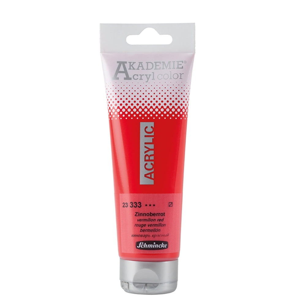 Schmincke Akademie Acrylic Color -120ml - Vermilion Red - 05640043