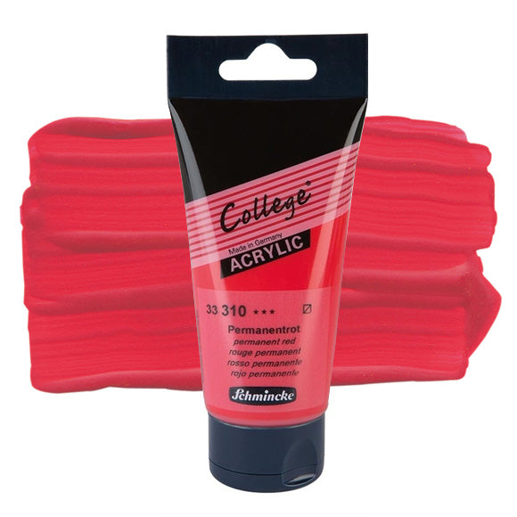 Schmincke College Acrylic Color -75ml - Permanent Red - 05640084