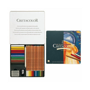 Cretacolor Pastel Pencil Basic Set Basic Tin Box by Cretacolor - 08010131