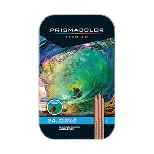 Prismacolor Premier WaterColor Colored Pencils,24 Piece - 01350528