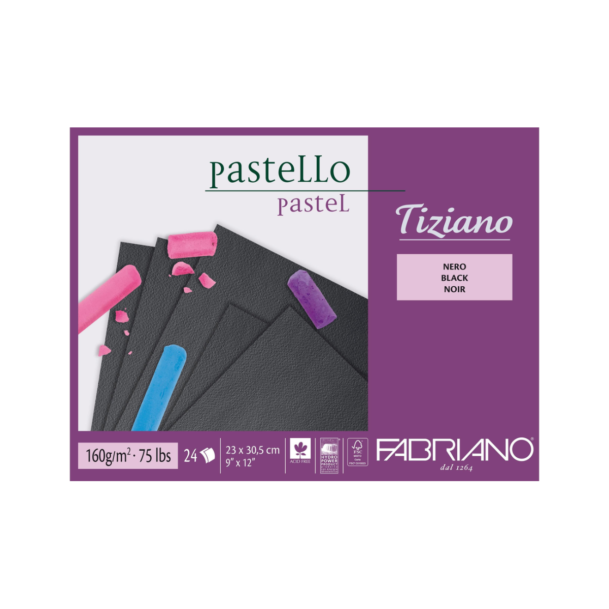 فابريانو ورقة باستيل - (23x30.5 سم) - 24 ورقة - 06150017