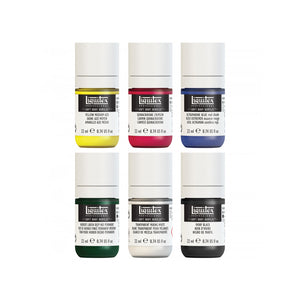 Liquitex Soft Body Acrylic Set 6pc x 22ml - 12200074