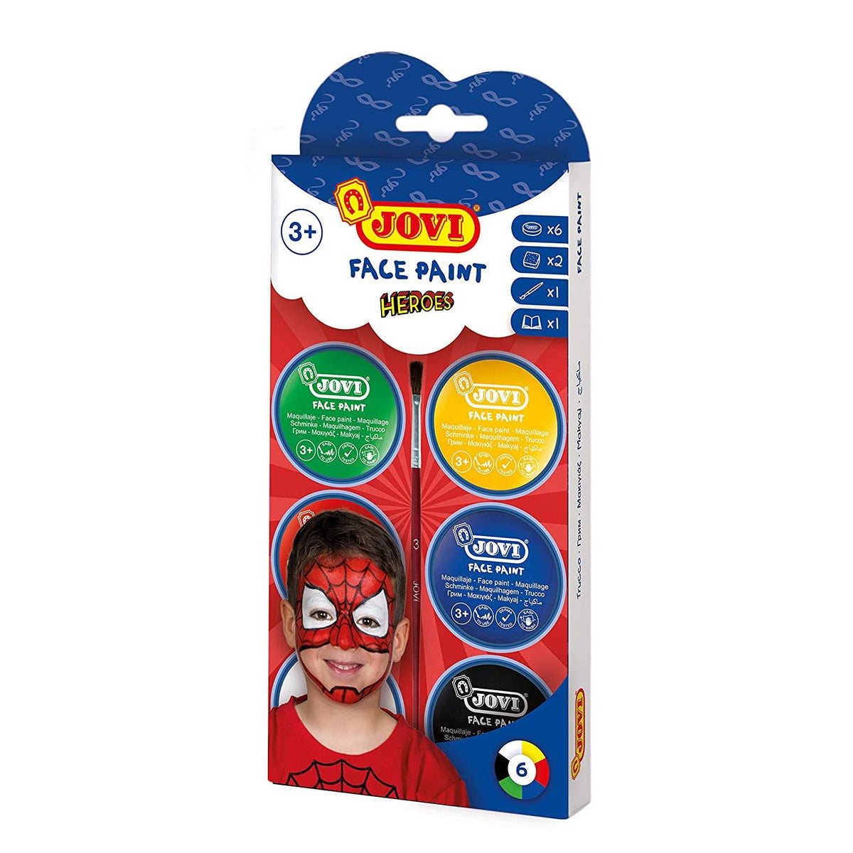 Jovi Cream Face Paint Set 6pc x 8ml - 14120247