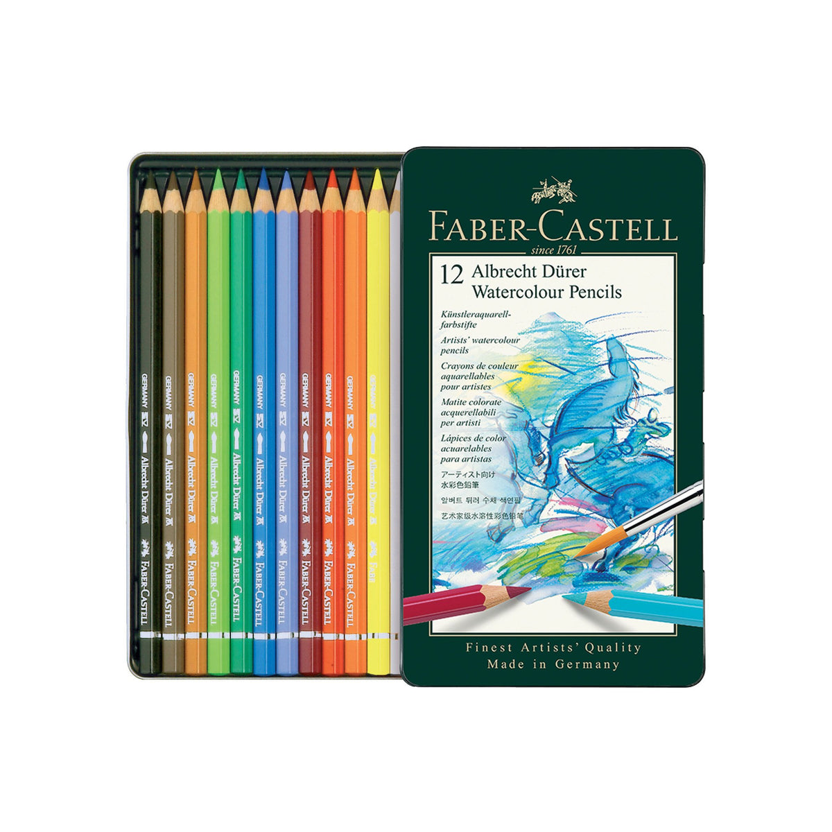 Faber Castell Albrecht Dürer® Artists&#39; Watercolor Pencils Set of 12pc - 14120334