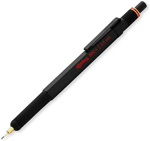 قلم رصاص ميكانيكي روترينج (800 + 0.7 مم) قلم رصاص ميكانيكي أسود بالكامل وقلم رصاص هايبرد - 17250078