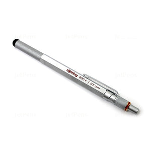 قلم رصاص ومقلم هجين من روترينج (800 + 0.5 مم) - فضي كامل - 17250079
