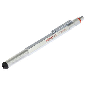 Rotring Drafting Pencil & Stylus Hybrid (800+0.7mm) - Full Silver - 17250080