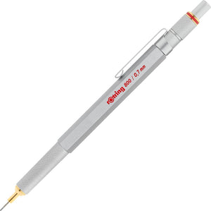 Rotring Mechanical Pencil (800/0.7mm) Full Metal Silver Mechanical Pencil - 17250095