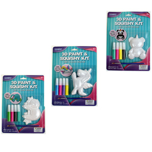 MOGTOY- 3d Paint & Squishy - Set of 3pc - 17290035 - 17290034 - 17290036