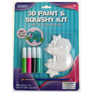 MOGTOY- 3d Paint & Squishy - Set of 3pc - 17290035 - 17290034 - 17290036