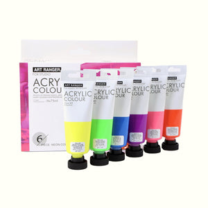Art Rangers 6x75ml Acrylic Color Set - Piece Neon Color Set - 17330045
