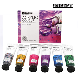 Art Rangers 6x75ml Acrylic Color Set - Piece Glitter Set - 17330047