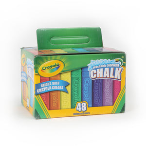 Crayola Washable Sidewalk Chalk Set 48 Color - 01210081