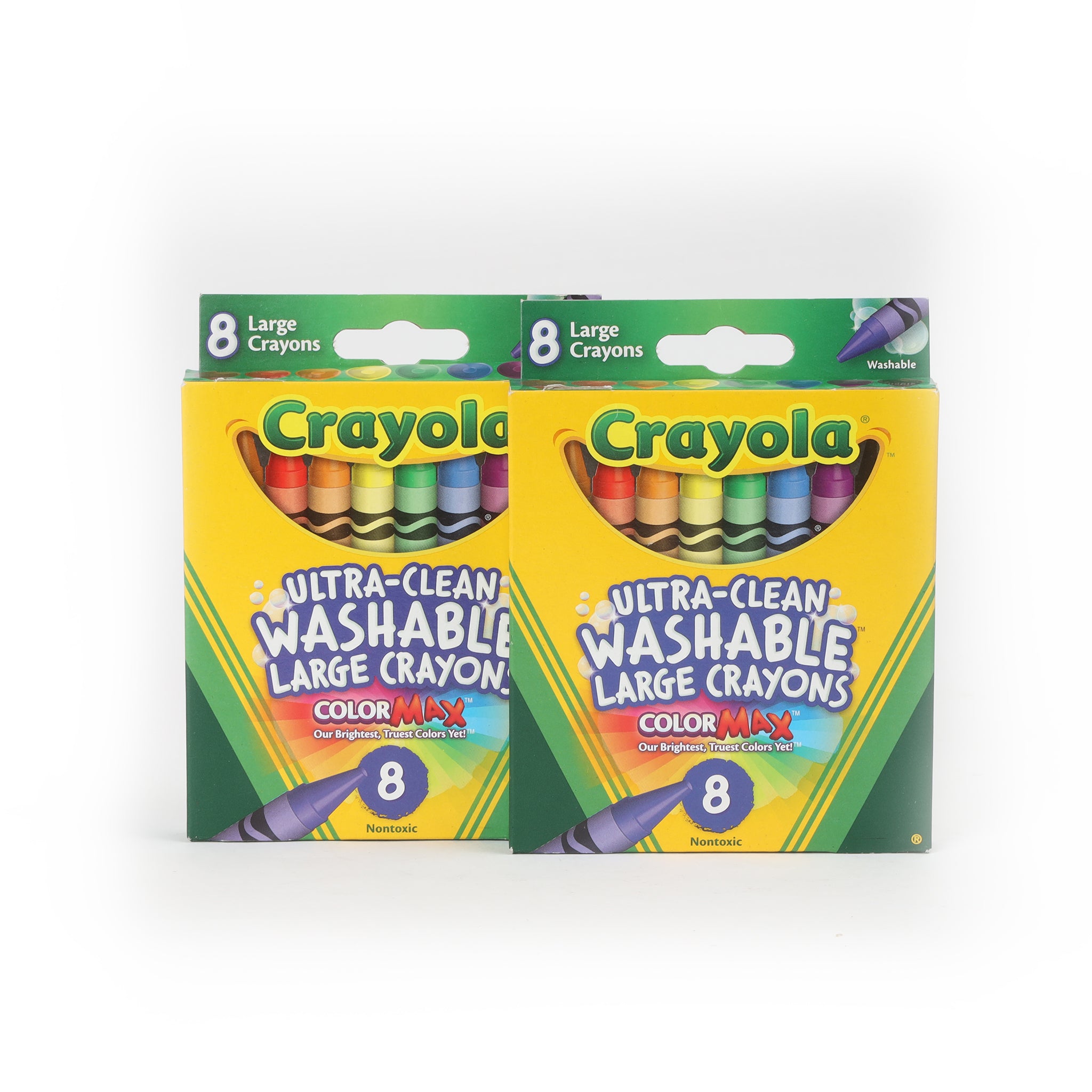 Crayola Washable Large Crayons Set 8ct Set 2pc 01350381
