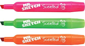 Mr. Sketch, Chiseled Tip Marker, 8 Assorted Scented Marker- 20100002