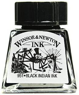Winsor & Newton Drawing Ink Black, 14ml - 01350579