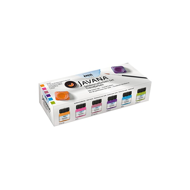 مجموعة ألوان كريول جافانا للرسم على الحرير ، 6 × 20 مل ، قطعتين - 52501650