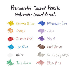 أقلام رصاص ملونة بريزما كولور بريمير ألوان مائية ، 12 قطعة - 01350527