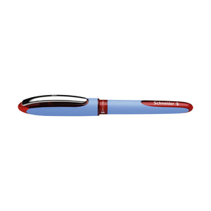 Schneider, ONE Hybrid N, Rollerball Pen, 0.5mm, Red, Set of 2pen - 14340059