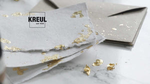 Kreul - Blattmetall, Art Deco Gold Leaf Metal, 25sheet -52500788