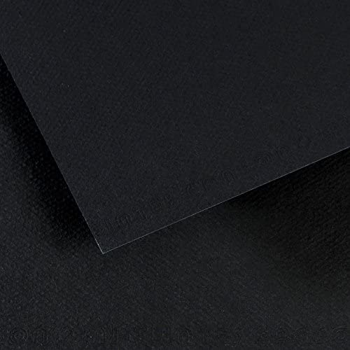 Canson Mi-Teintes Pad 16 Sheets Pastel Pad&quot; Spiral  32 x 41cm Black - 07021541