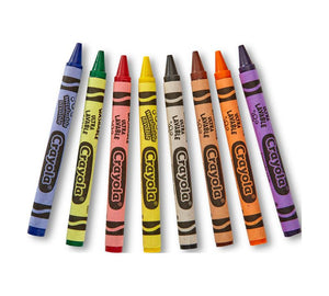 Crayola, Washable Large Crayons 8 Colors - 01330749