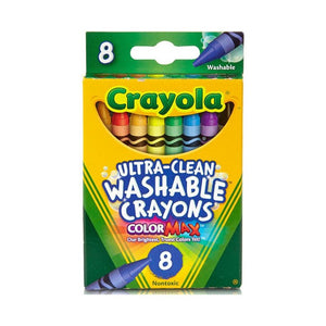 Crayola, Washable Large Crayons 8 Colors - 01330749