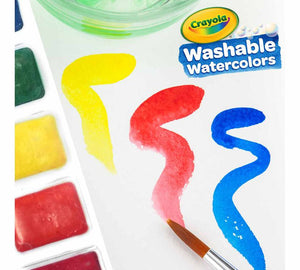 Crayola - Washable Watercolor Paints, 8 Count - 01350185