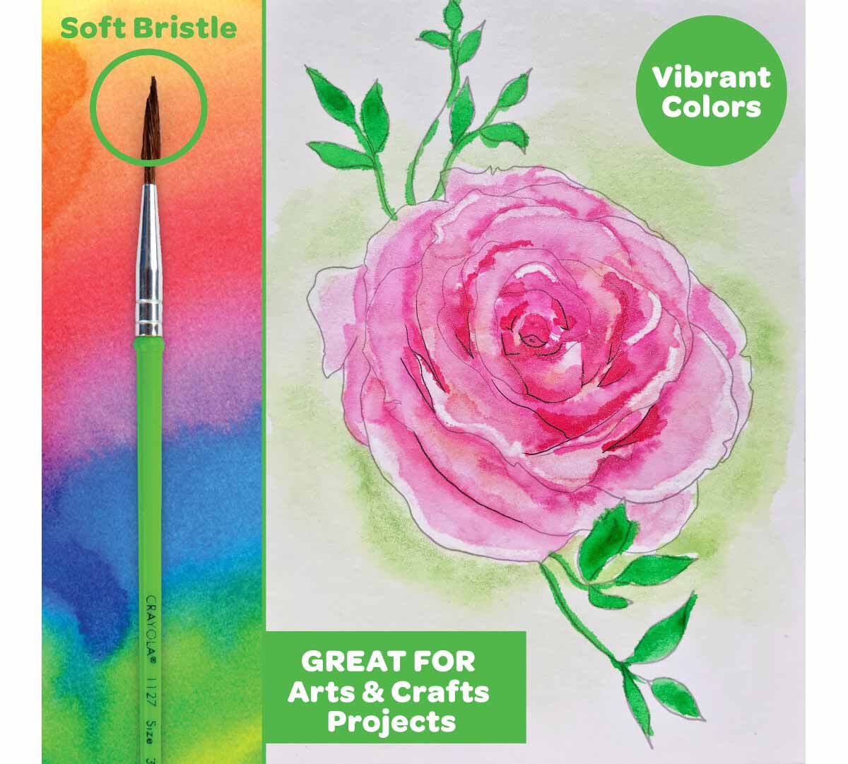 كرايولا - ألوان مائية قابلة للغسل ، 8 قطع 