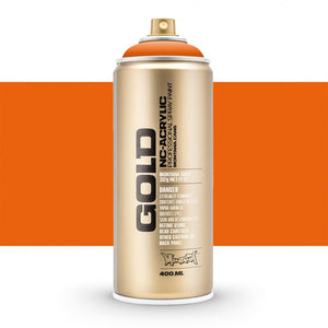 Montana Gold Spray Paint Orange 400ml, 2070 - 05620209