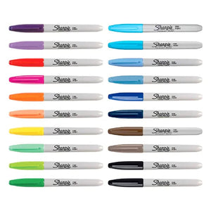 Sharpie, Fish Special Edition Permanent Marker Set Assorted, 28 Pieces -17250028