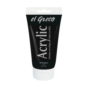 Kreul Acrylic El Greco, Schwarz,150ml- 52501381