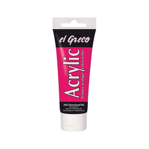 Kreul Acrylic El Greco ,Fluoreszierend Pink,75ml - 52501363