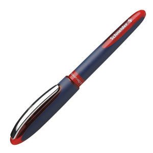 شنايدر ، قلم توقيع واحد ، قلم حبر سائل ، 1.0 مم ، أحمر ، مجموعة من 2 قلم 