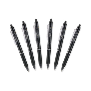بايلوت فريكسيون كليكر 0.7 مم ، أقلام جل قابلة للمسح ، رفيع ، حبر أسود ، مجموعة من 6 قطع - 14100061