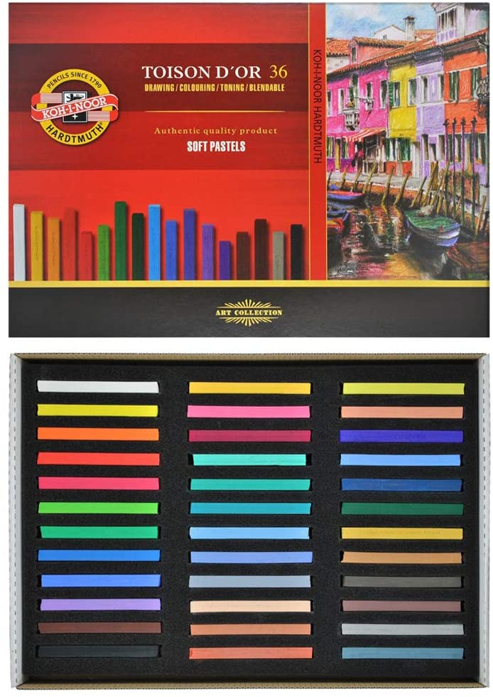 Koh-I-Noor Toison d&#39;Or Soft Pastels Set of 36pc - 05000168