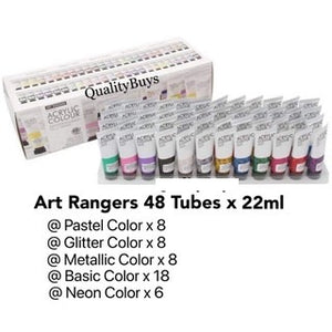 Art Ranger, Pack Of Acrylic Colors 48tubes X 22ml- 17330043