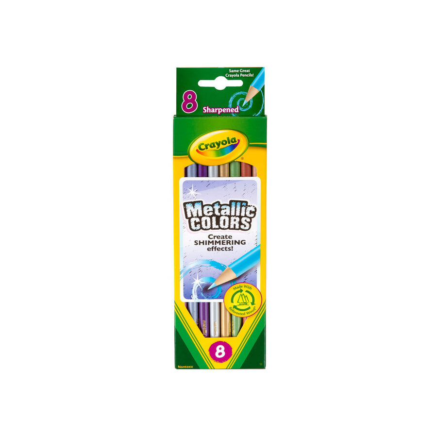 Crayola Metallic Colored Pencils 8pc - 01350414