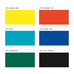 Molotow - Grafx Aqua Marker Ink,1mm, Set of 6 colors - 05600085